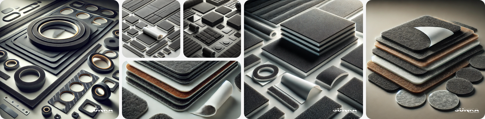 Yapışkan Bantlı Conta ve Ped Malzemeler